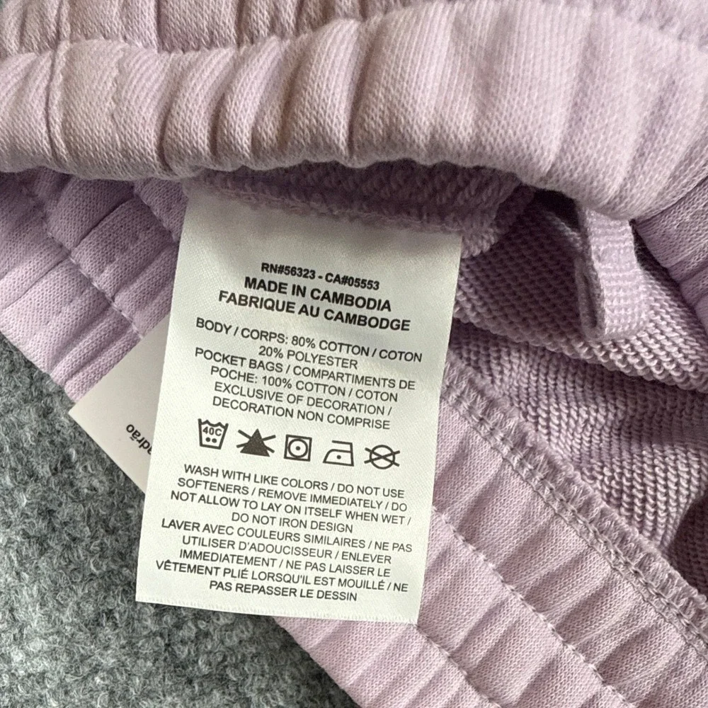 Nike Girls Large Lavender Purple Sportswear Shorts Embroidered Logo NWT